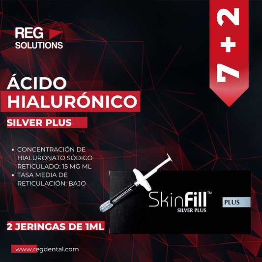 Ácido Hialurónico SkinFill Silver Plus (7+2)